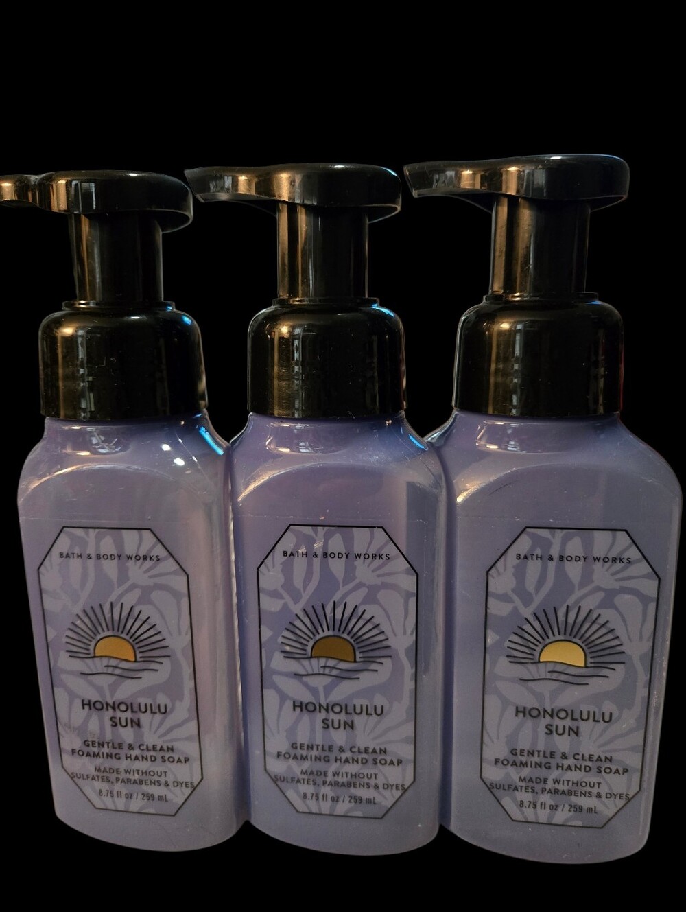 3pc Bath & Body Works Honolulu Sun Foaming Hand Soaps - NEW!!
